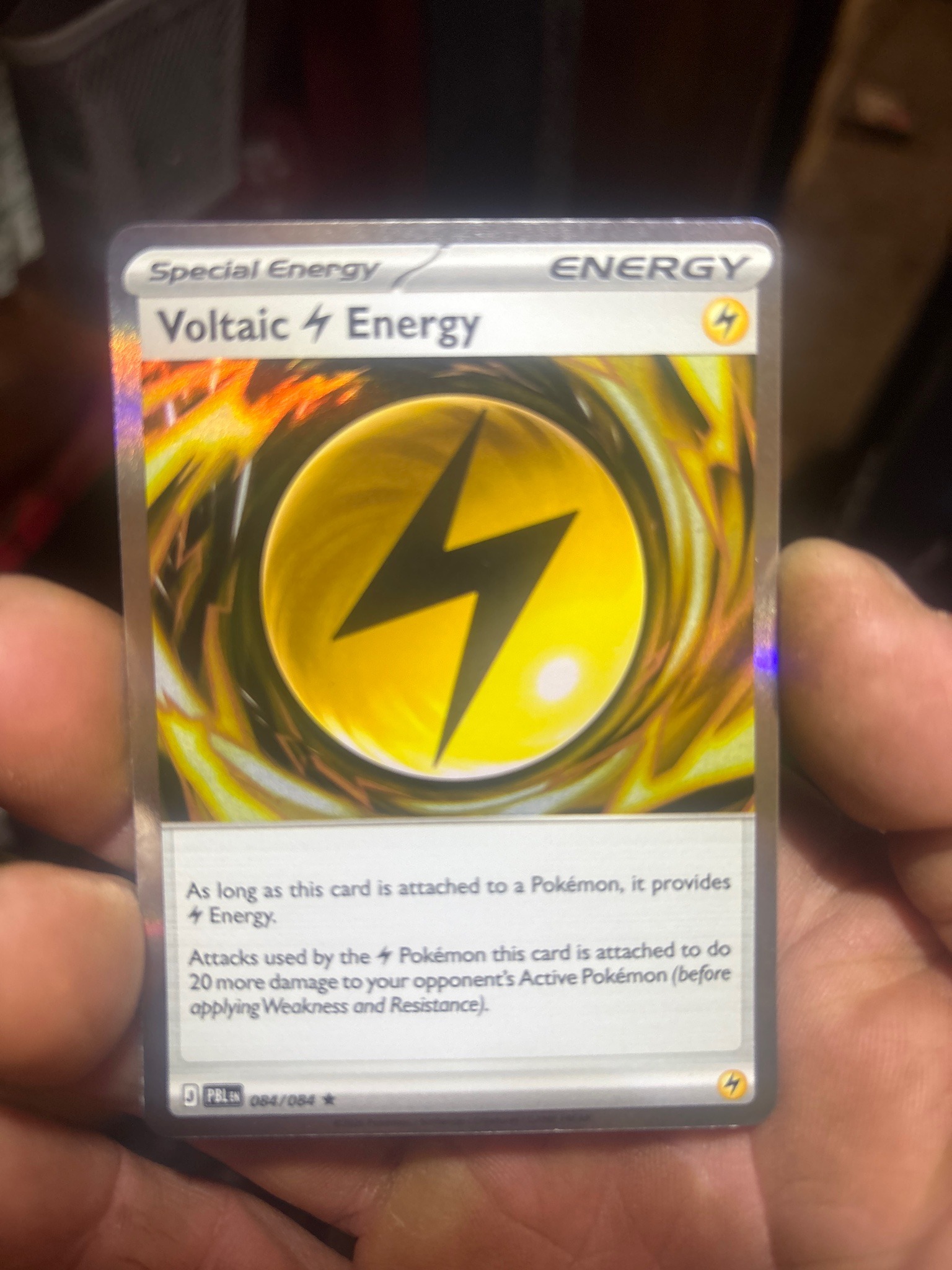 Submitted photo of Voltaic Energy Special Energy Trading Card (unauthenticated)