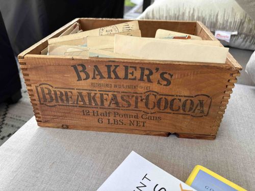 Vintage Baker's Breakfast Cocoa Wooden Crate
