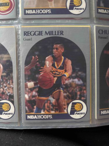 Reggie Miller 1990-91 NBA Hoops Basketball Card