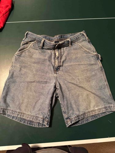 Men's Blue Denim Carpenter Shorts