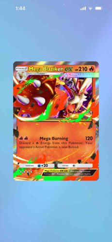 Mega Blaziken EX Pokémon Card