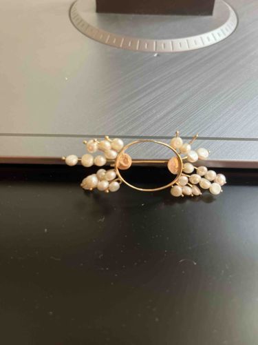 Vintage Pearl and Goldtone Brooch/Pendant
