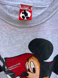 Vintage Mickey Inc. Gray T-Shirt with Mickey Mouse Graphic