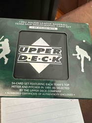 1992 Major League Baseball Team MVP Holographic Card Set by Upper Deck