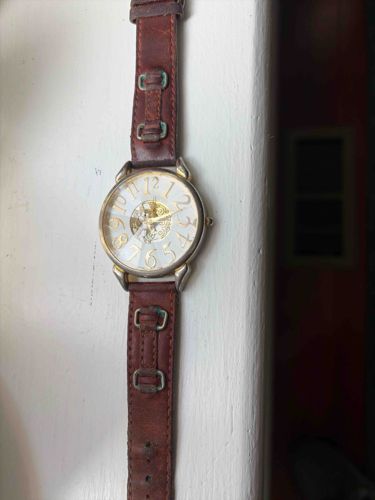 Fossil Skeleton Dial Automatic Wristwatch