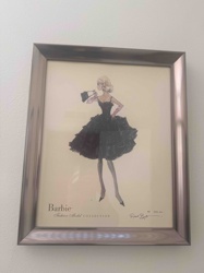 Framed Barbie Fashion Model Collection Art Print
