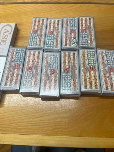 Collection of Case XX Empty Knife Boxes