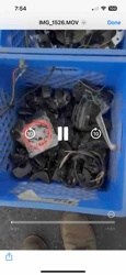 Assorted Motorcycle or Bicycle Control Levers and Housings
