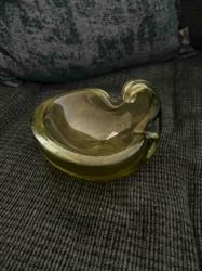 Mid-Century Modern Art Glass Ashtray / Catch-All Dish