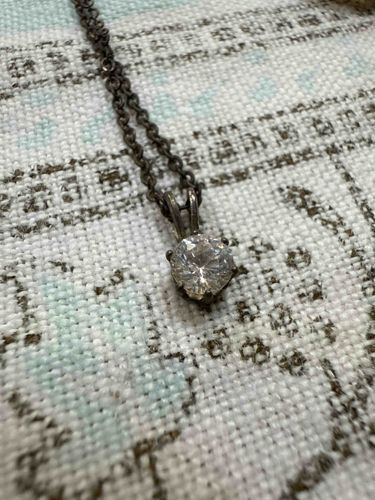 Solitaire Pendant Necklace