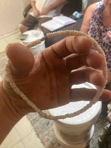 White Bead Necklace