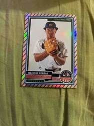 Sebastian Norman Baseball Card - Stars & Stripes Holographic Parallel