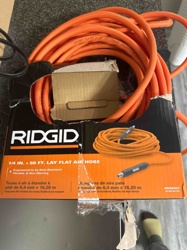 RIDGID 1/4 in. x 50 ft. Lay Flat Air Hose