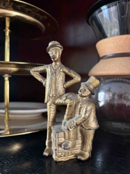 Mutt and Jeff Cast Iron Mechanical Coin Bank