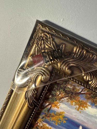 ELCO Ltd. Ornate Gilt Framed Landscape Painting