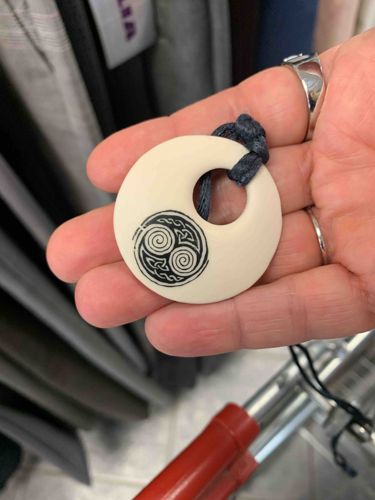 Celtic Triskele Circular Pendant