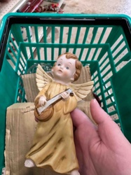 Angel Figurine with Musical Instrument