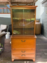 Secretary Desk with Display Hutch