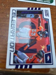 Javonte Williams Score Celebration Football Card