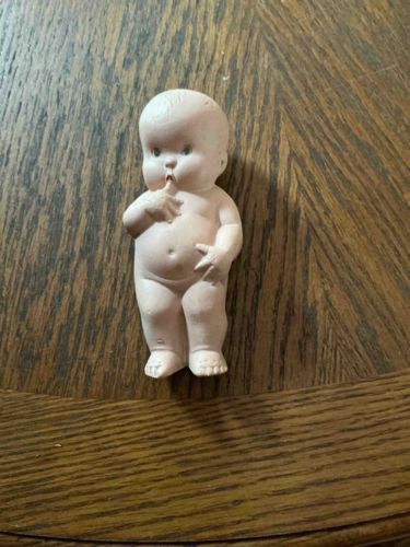 Bisque 'Shush' Baby Figurine