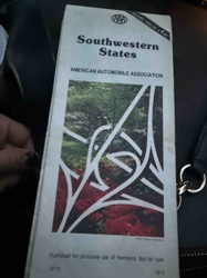 AAA Southwestern States Road Map
