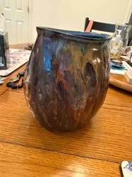 Studio Pottery Glazed Vase/Pot