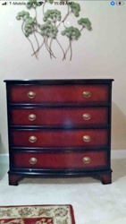 Four-Drawer Bow-Front Chest