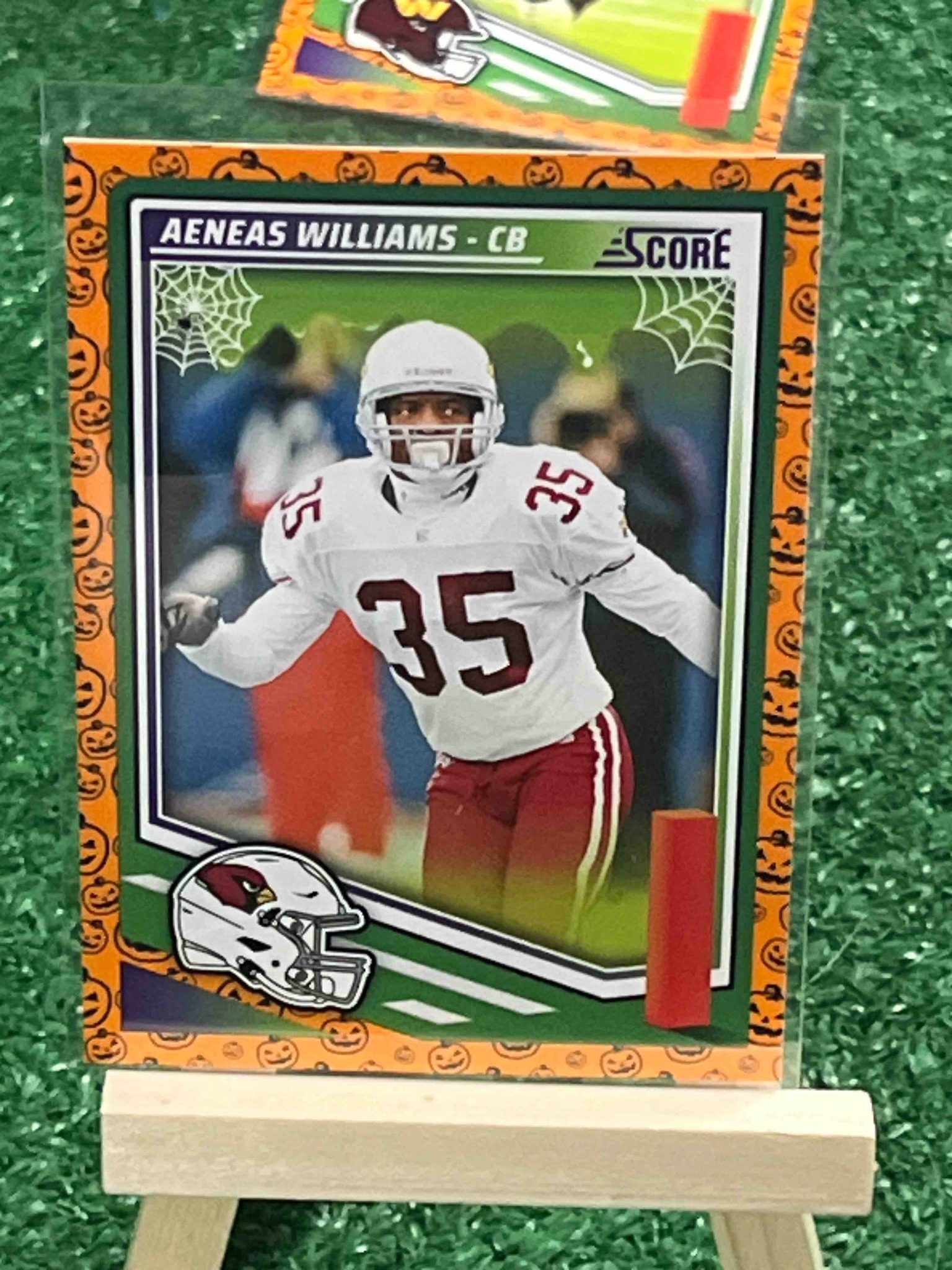 2023 Panini Score Aeneas Williams Halloween Parallel Card