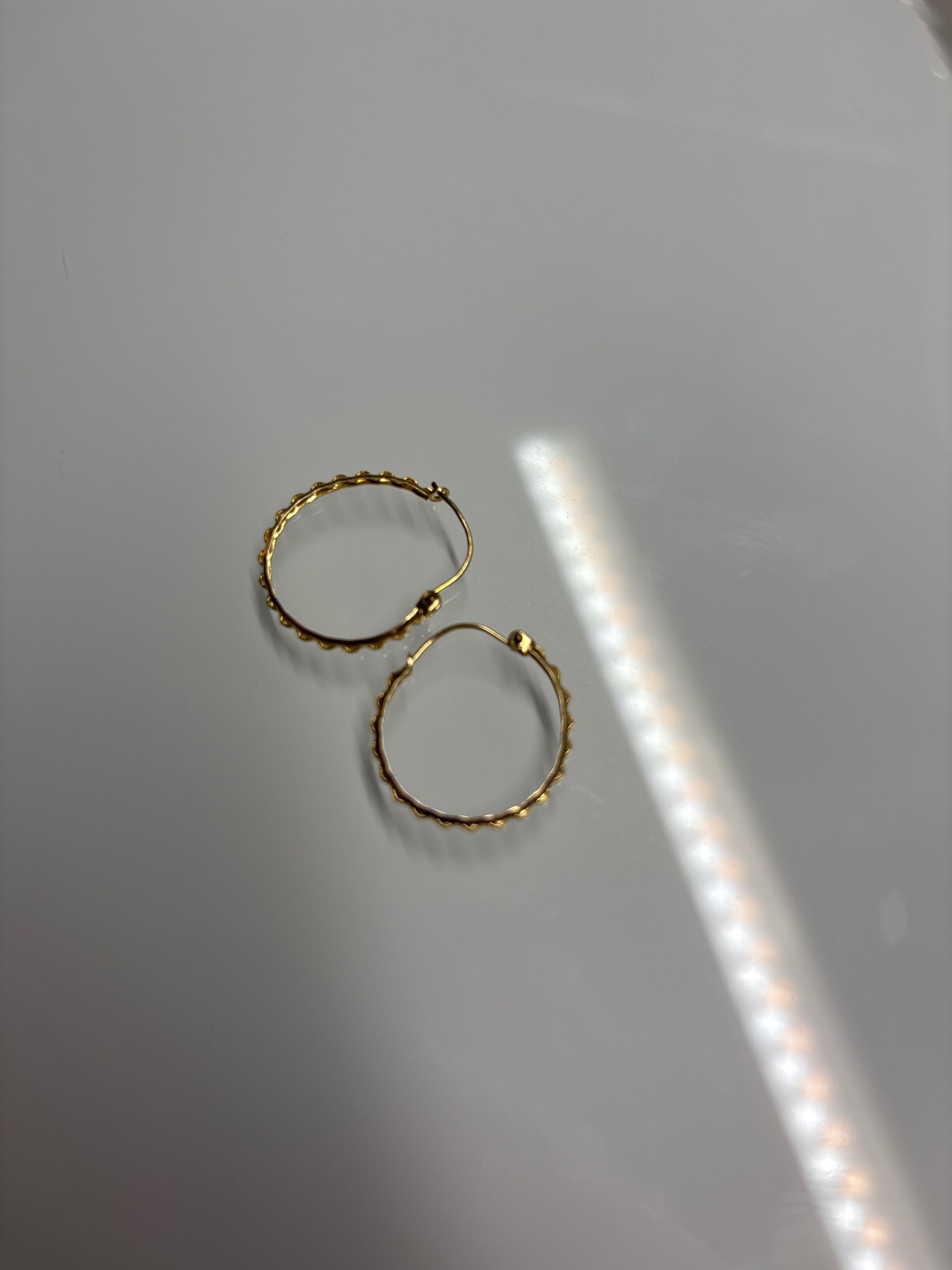 Submitted photo of Gold Hoop Earrings