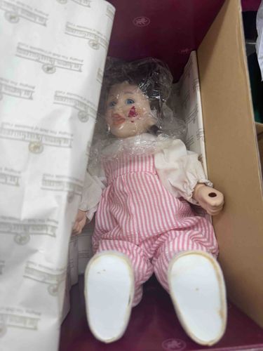 Collectible Porcelain Doll in Box