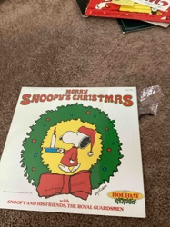 Merry Snoopy's Christmas Vinyl Record Album