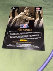 2015 Panini USA Baseball Bobby Dalbec Collegiate Baseball Trading Card (No. BD)