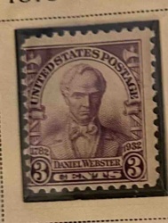 Daniel Webster US Postage Stamp, 3 Cents