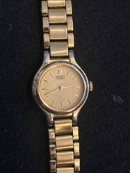 Seiko Quartz Gold-Tone Ladies' Wristwatch
