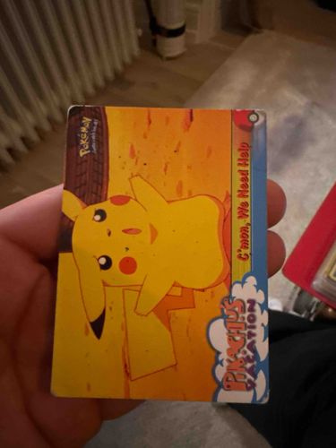 Vintage Artbox Pokémon Sticker - C'mon, We Need Help! (Pikachu's Vacation Series)