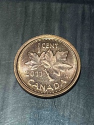 Canadian 1-Cent Coin