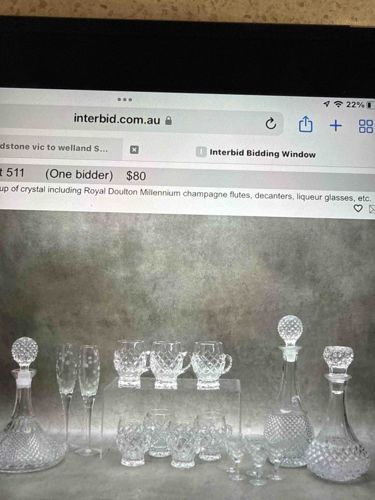 Collection of Cut Crystal Glassware including Royal Doulton Millennium Items