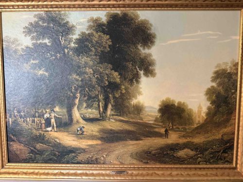 Framed 18th/19th Century British Landscape Engraving/Print