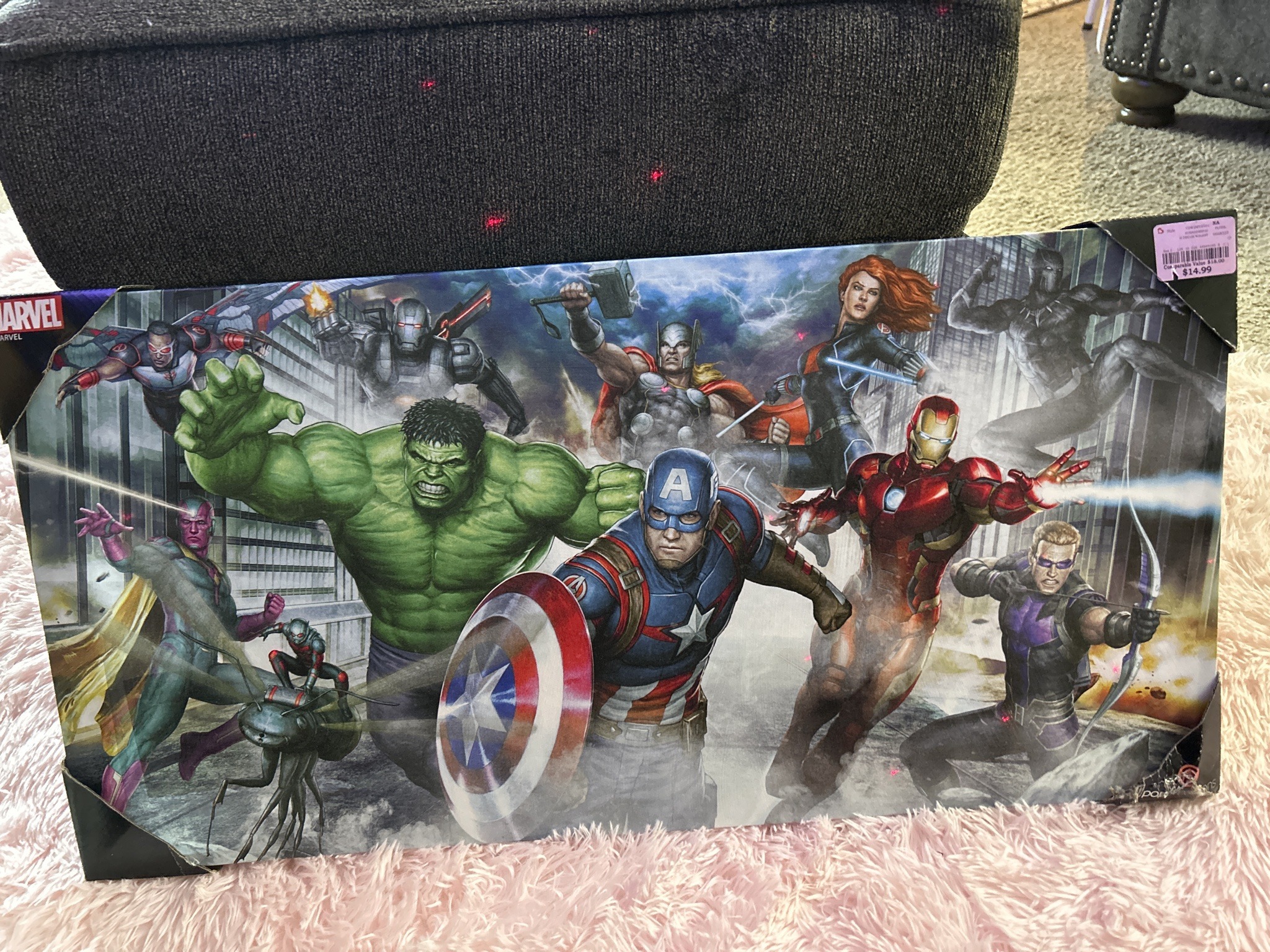 Submitted photo of Marvel Avengers Canvas Wall Art (not authenticated)