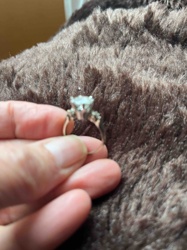 Round Brilliant Solitaire Engagement Ring with Pave Accents