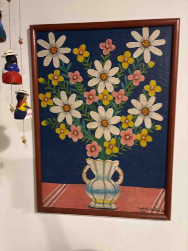 Agostinho Batista de Freitas, Floral Still Life Painting