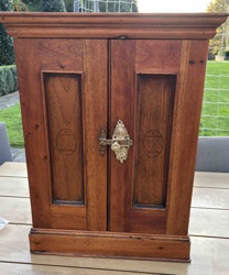 Antique Wooden Wall Cabinet or Spice Cabinet