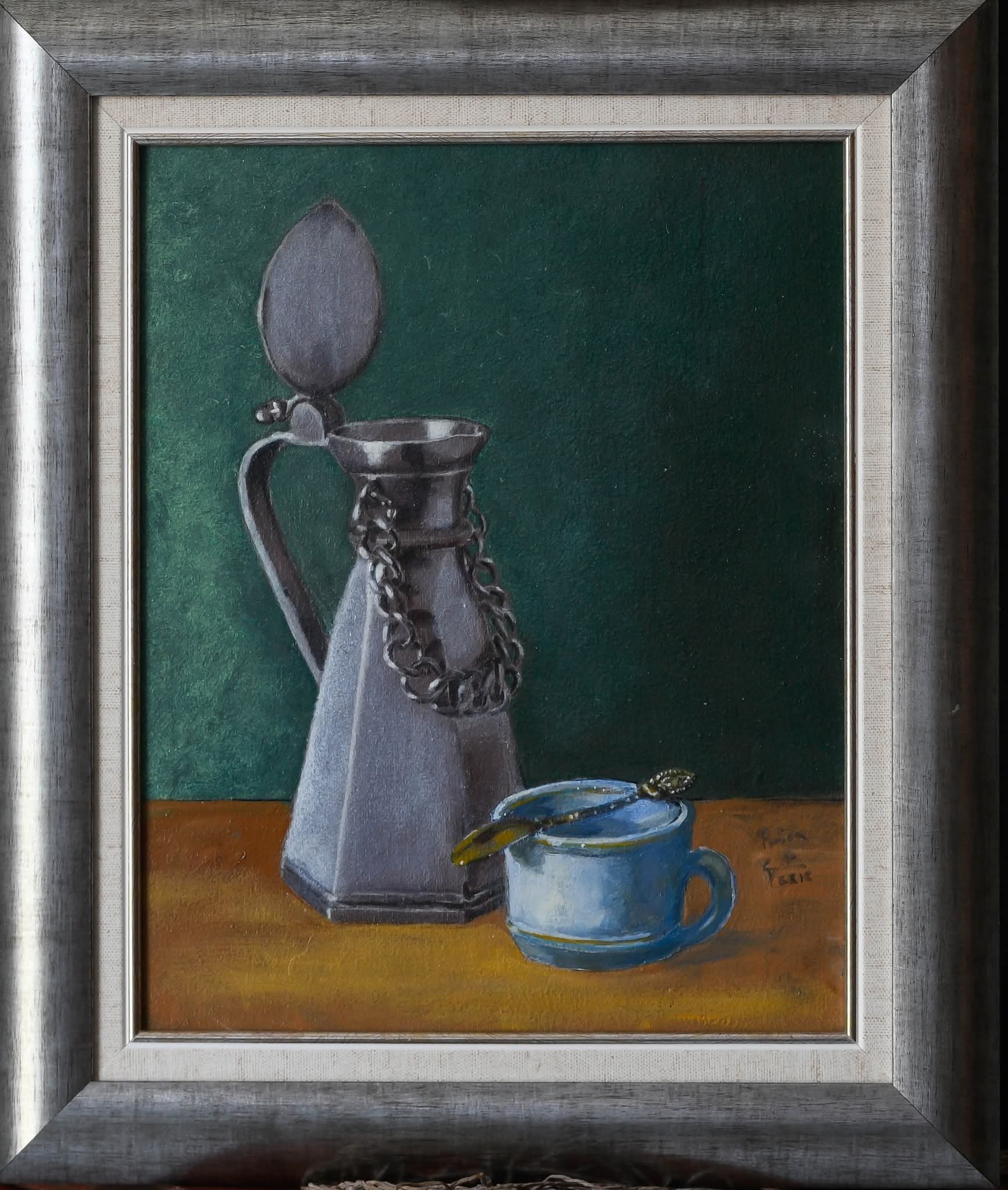 Submitted photo of Oil still life painting signed 'R. de Paris'