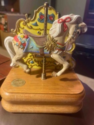 American Carousel Tobin Farley 4th Edition Musical Carousel Horse Figurine