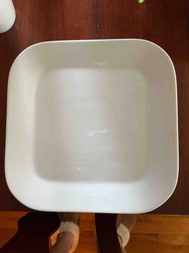 The Cellar Whiteware Square Dinner Plate