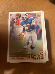 1997 Upper Deck MVP Football Card - Barry Sanders