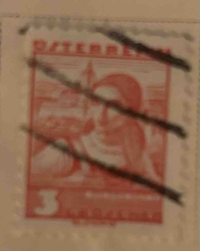 Austrian 3 Heller Stamp with Empress Elisabeth