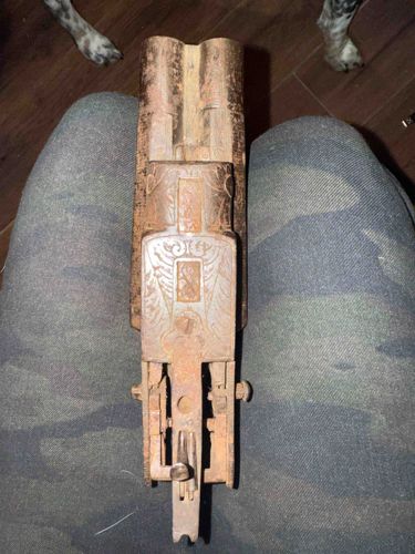 Incomplete Engraved Double-Barrel Shotgun Action