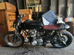 Custom Cafe Racer Motorcycle