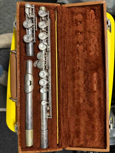 Vintage Flute in Hardshell Case